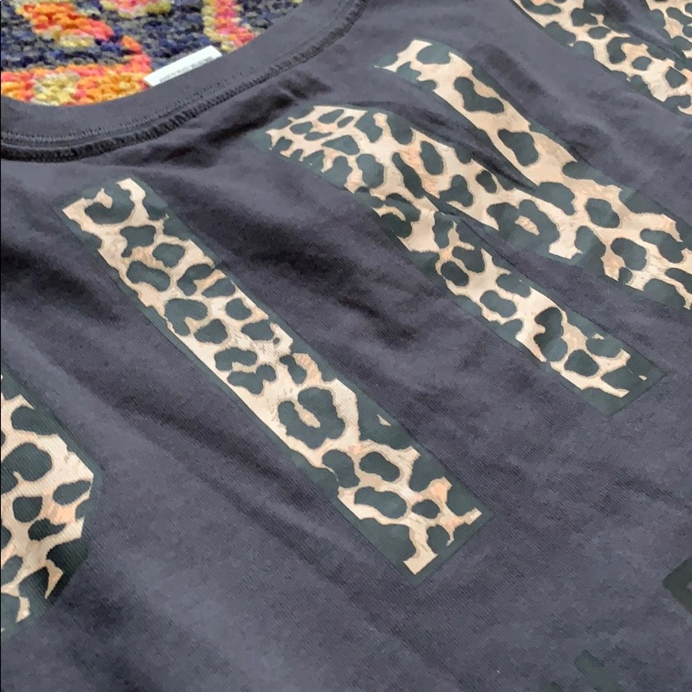 Vs Pink Leopard Print Pullover - image 3